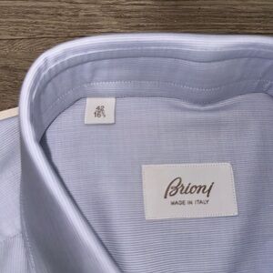 Brioni Men's Light Blue Shirt